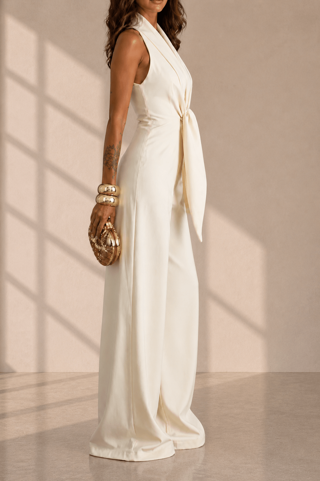 Combinaison élégante femme - coupe fluide et chic. - Isalise Label Paris